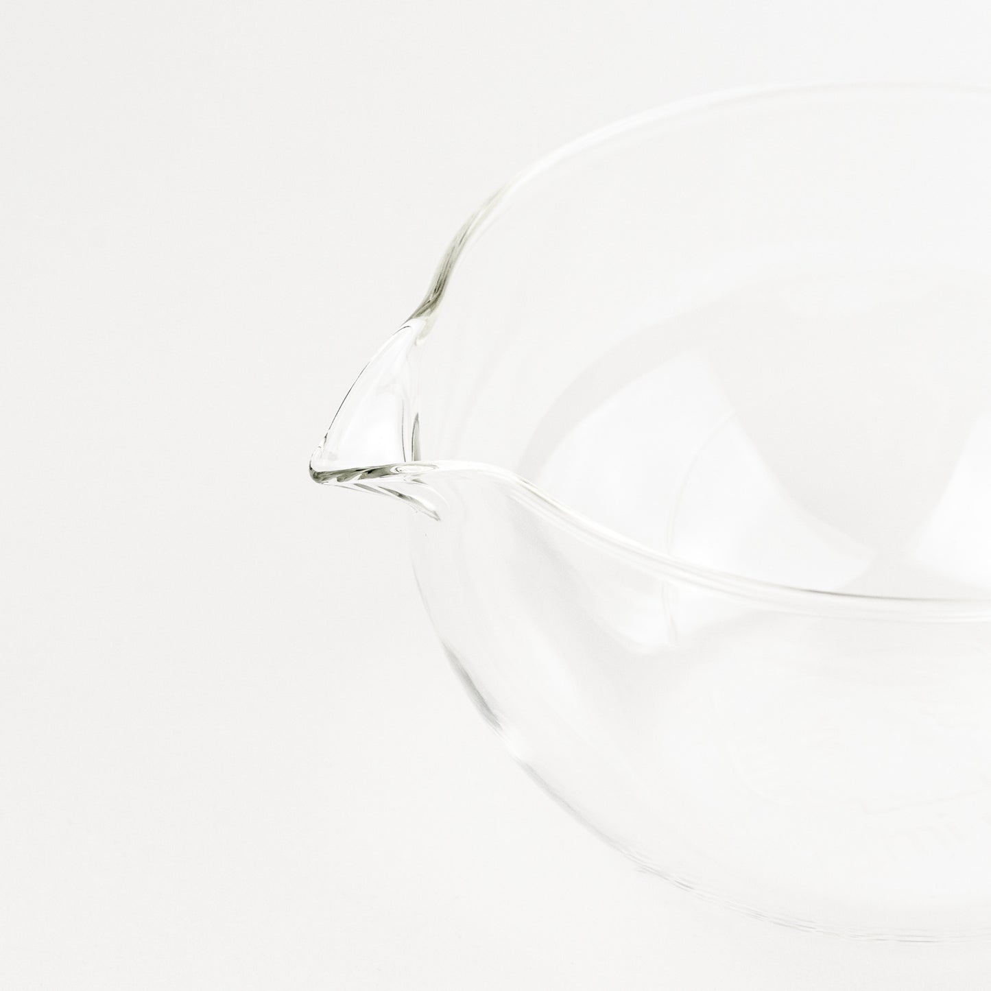 Chawan zum Ausgießen aus Glas