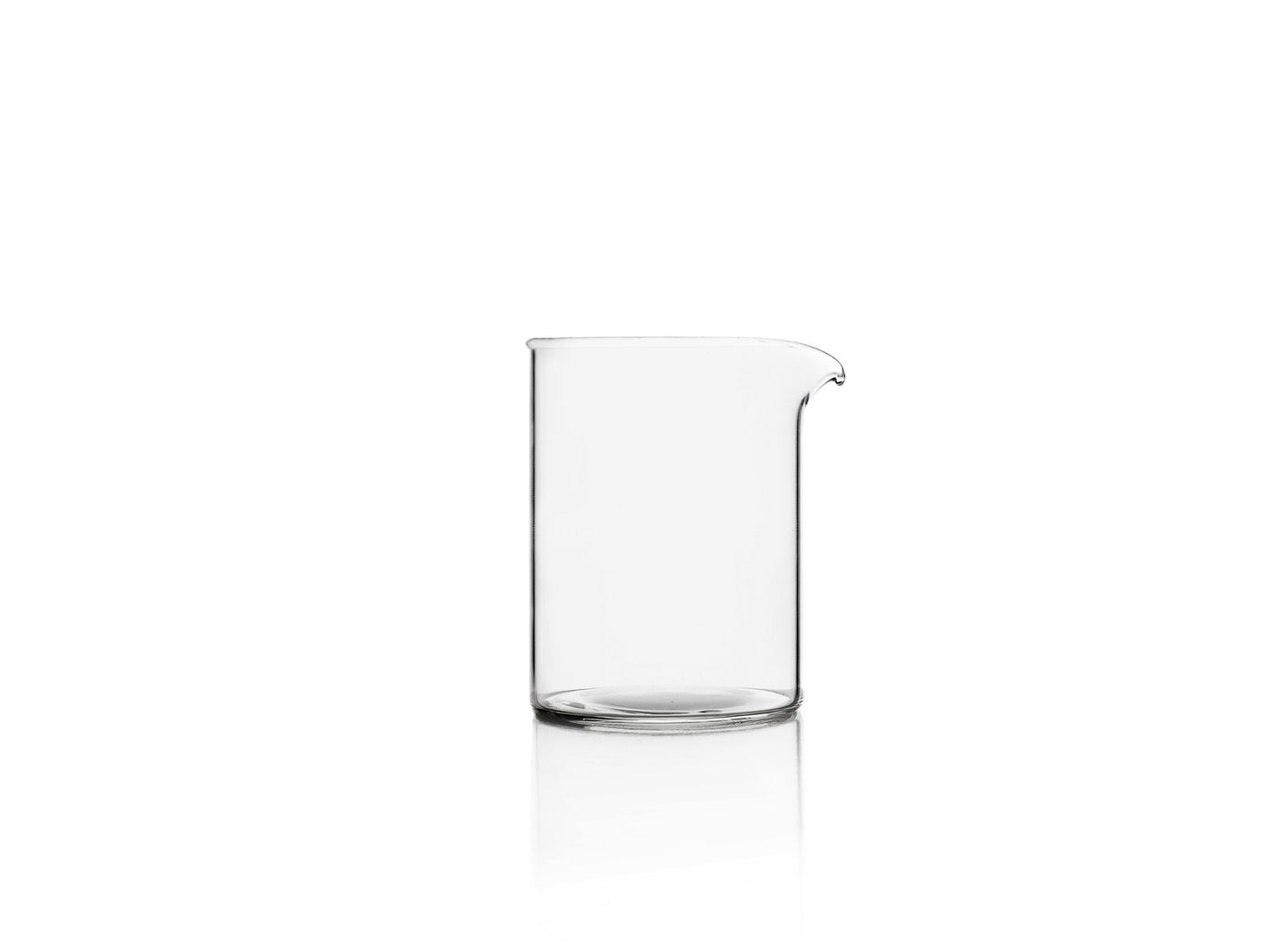 Glass sharing cup