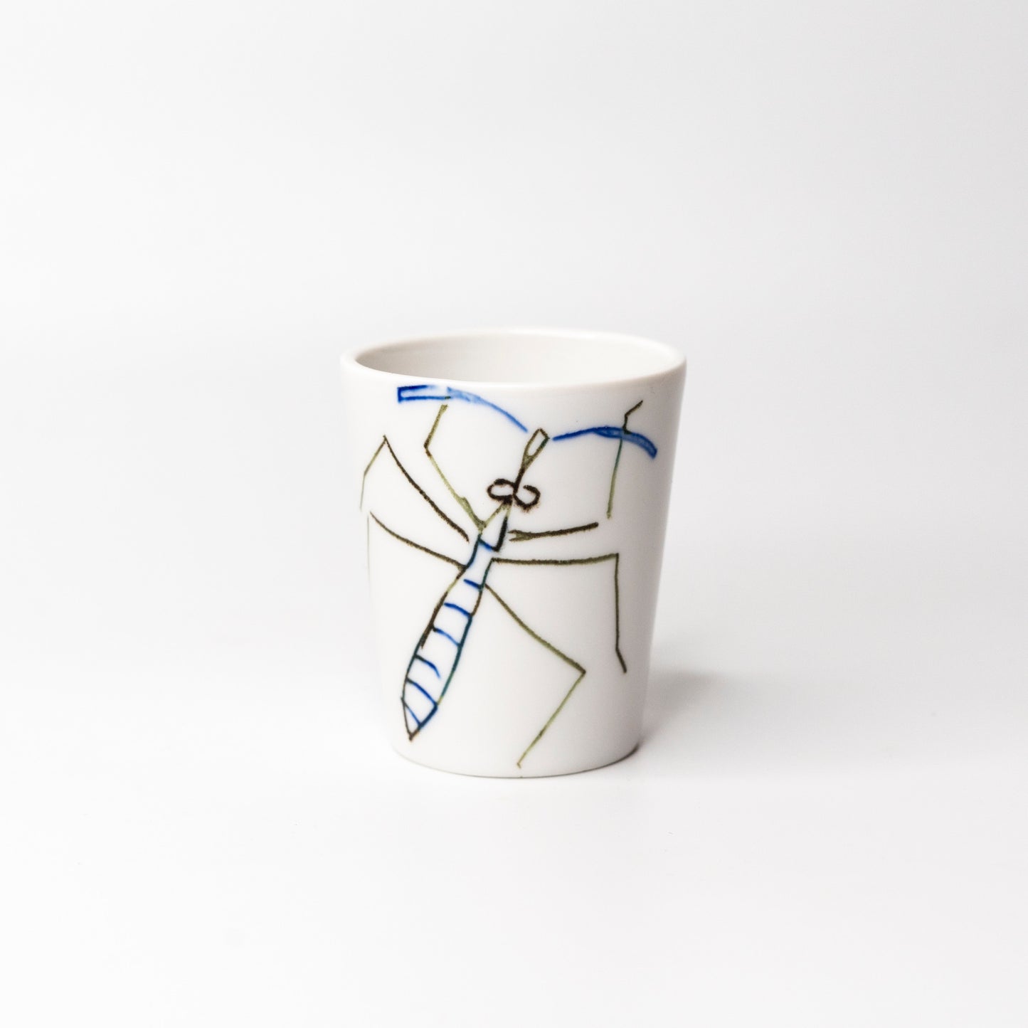 Porcelain insect teacup