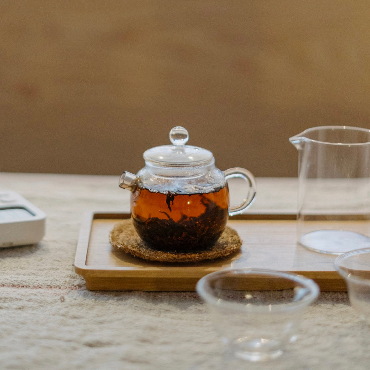 Kleine Teekanne aus Glas – rami tea