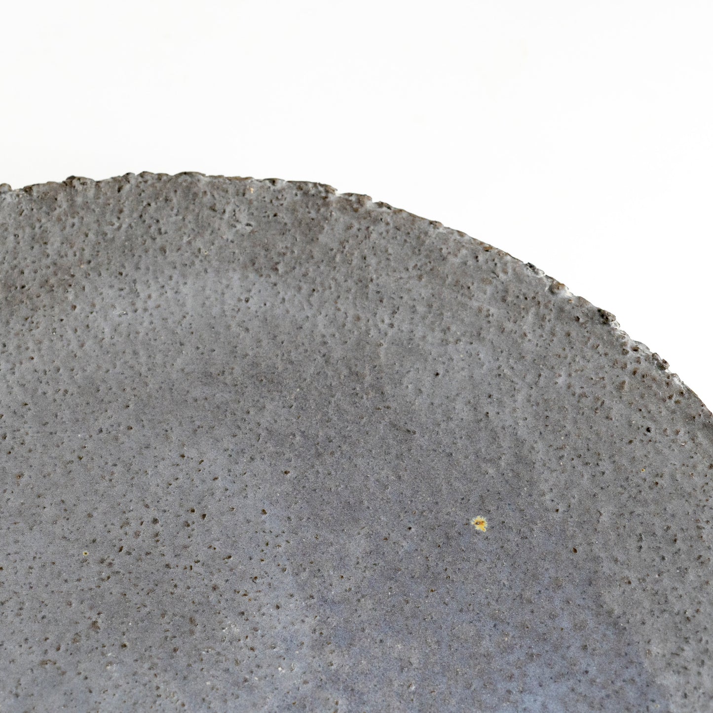 Large, textured plate