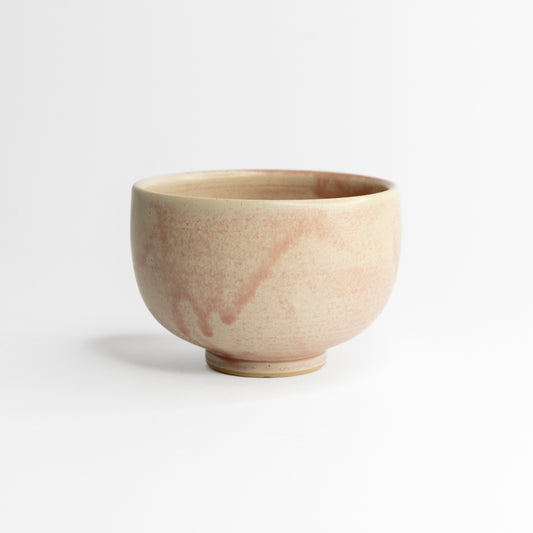 Pink & white tea cup