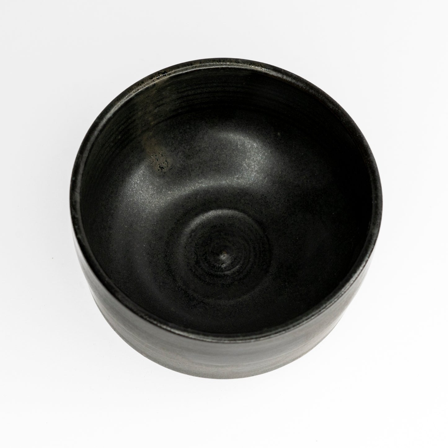 Dark grey chawan