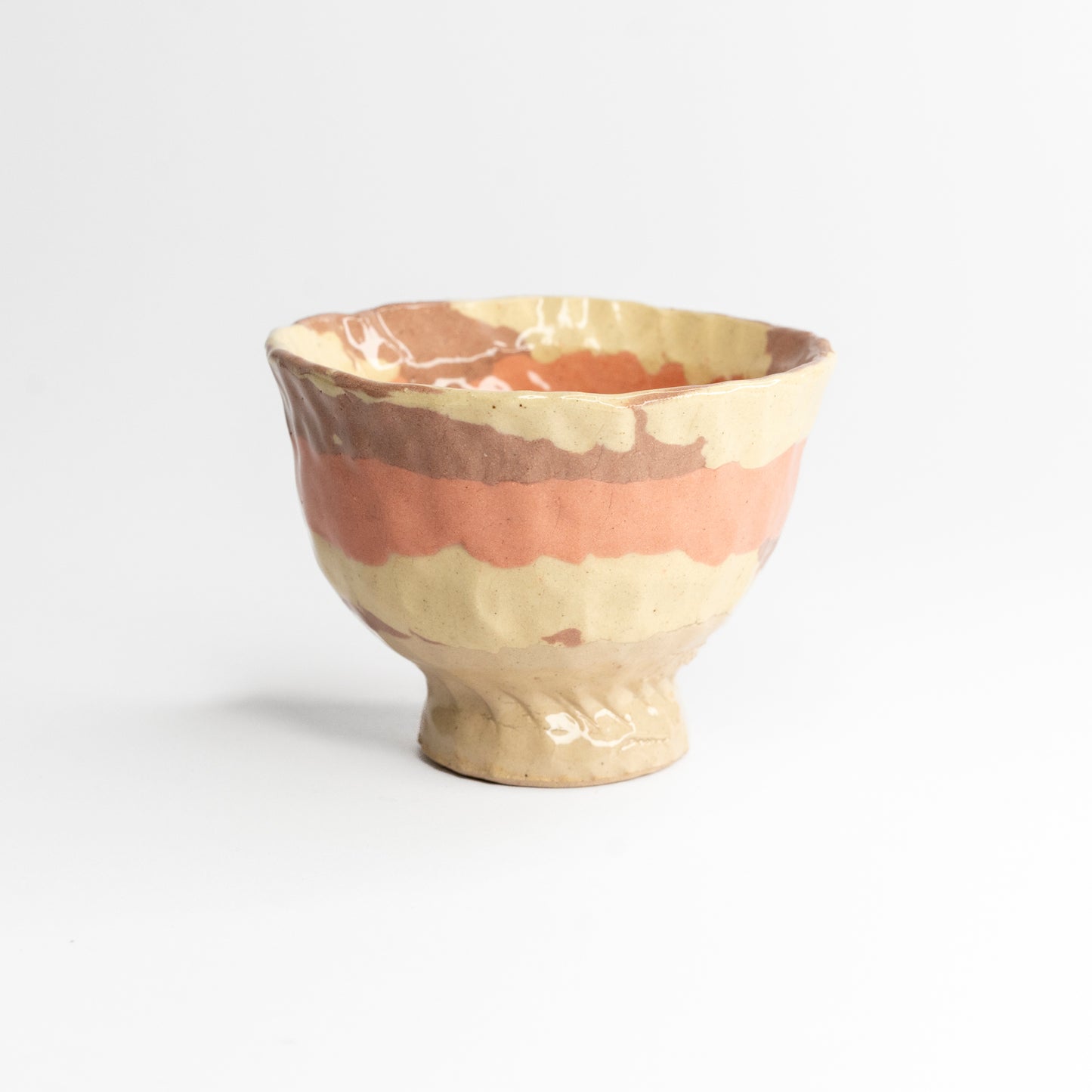 Mixed clay coloured cup