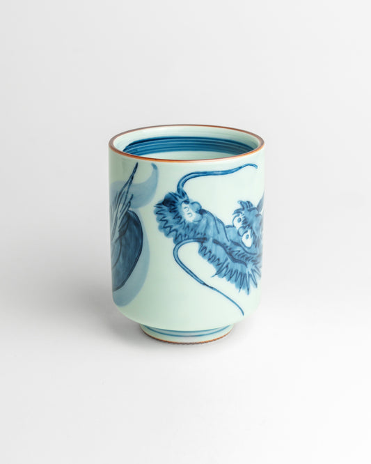 Teebecher Blauer Drachen