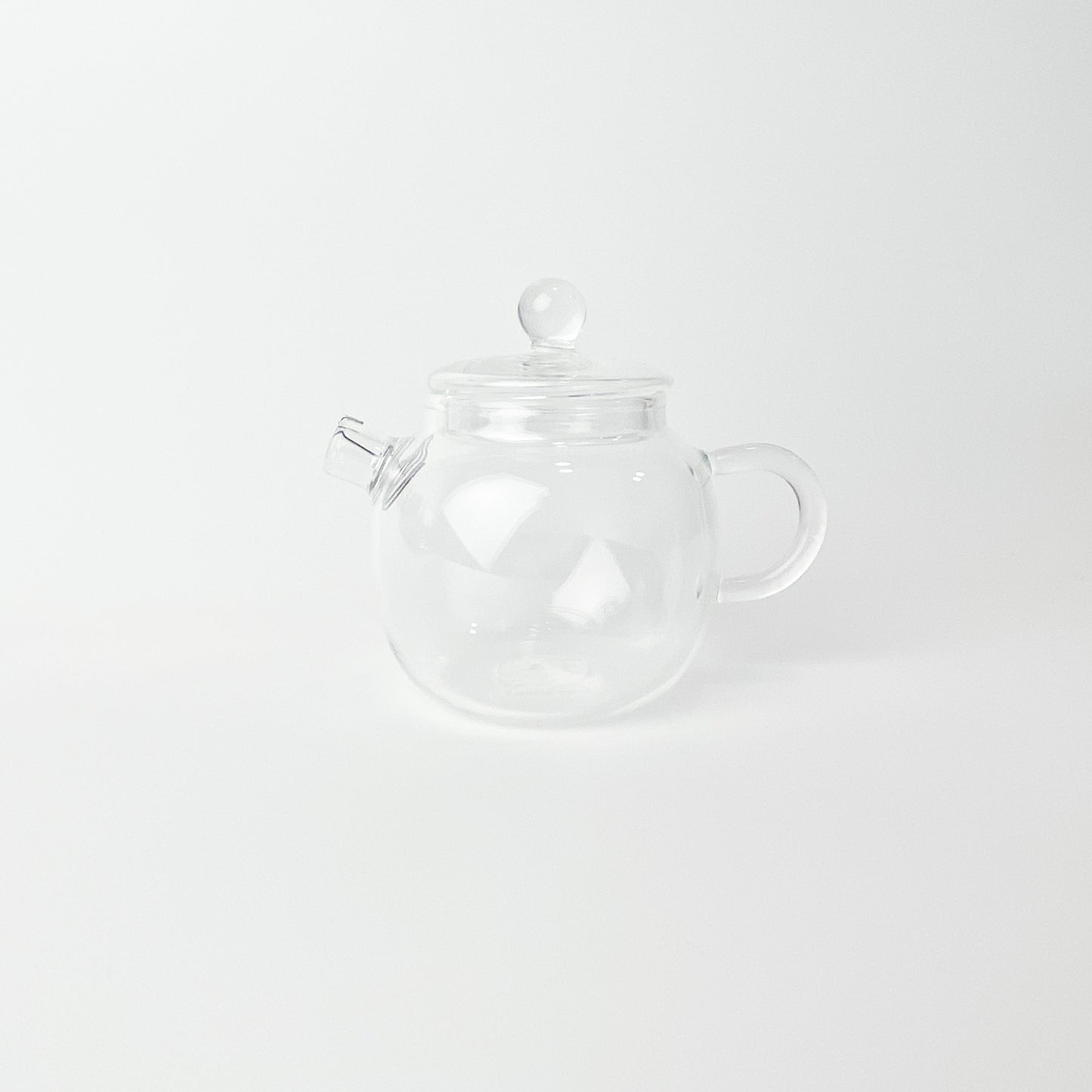 Small glass teapot