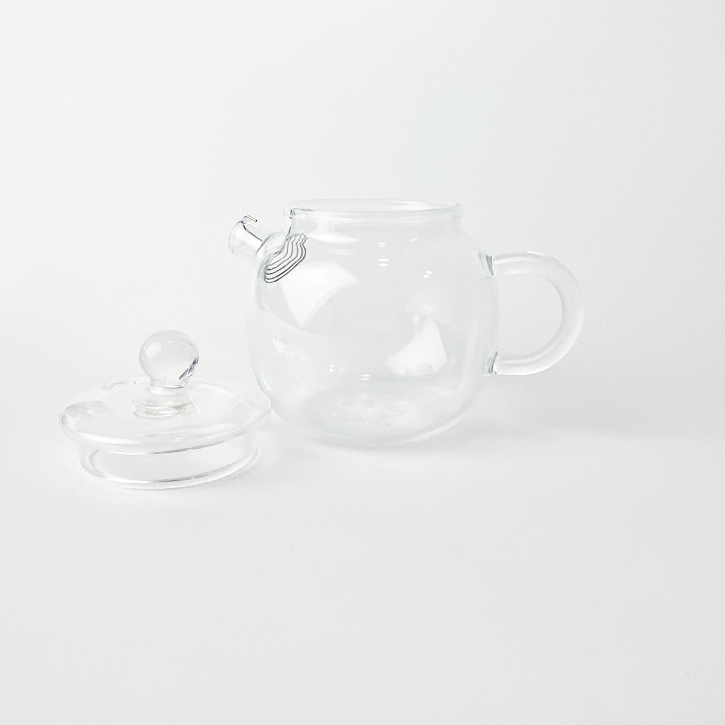 Small glass teapot