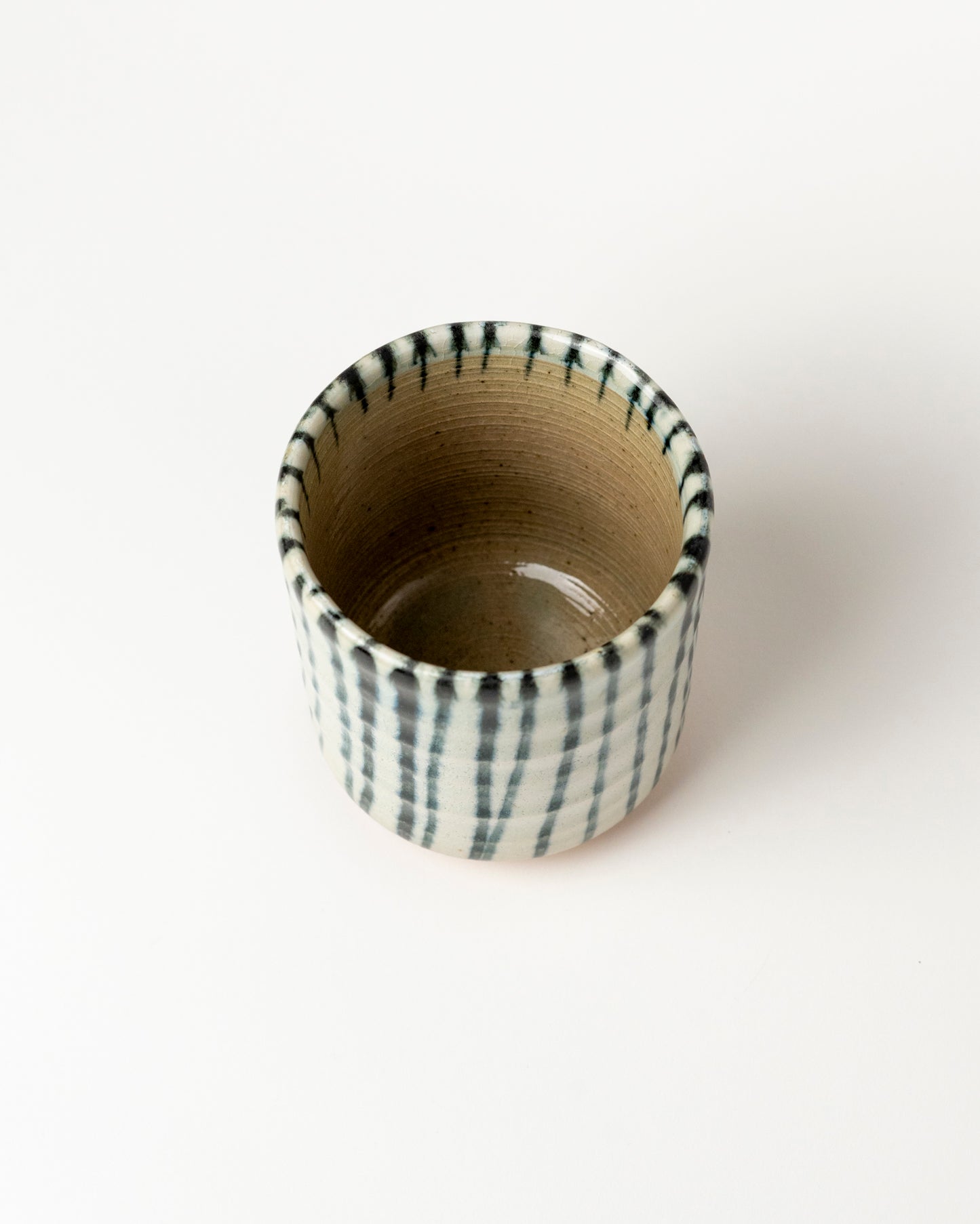 Japanische gestreifte Teetasse