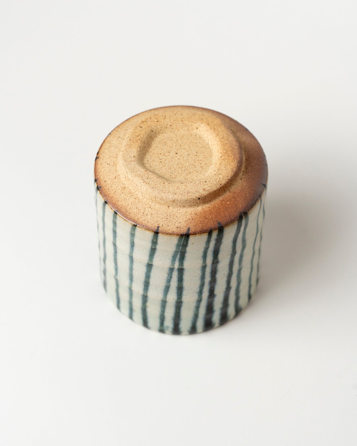 Japanische gestreifte Teetasse