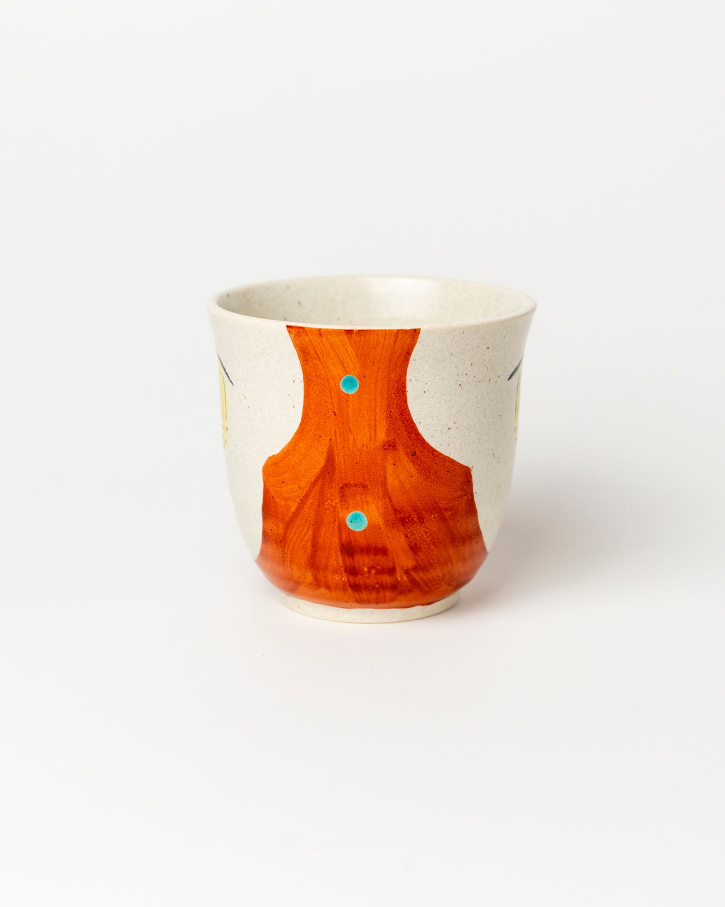 Japanische Mino-Keramik-Teetasse