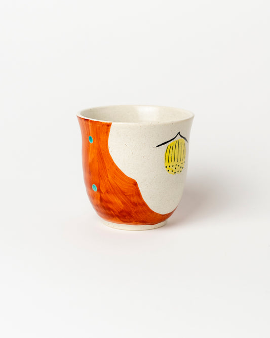 Japanische Mino-Keramik-Teetasse